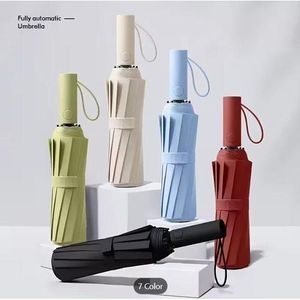 Modern Fully Automatic Folding Umbrella wind proof - Compact Portable Rain Protection Umbrella - One Touch Open Close Travel Design