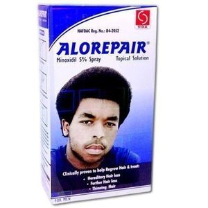 Alorepair Minoxidil 5% Hair Beard Spray For Hair Growth 60ml Nafdac number: B4-2052