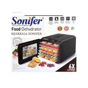 Sonifer Super Fast Electric Digital Food Dehydrator - 6 Trays