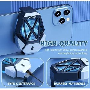 Mobile Phone Cooler Wireless Silent Cooling Clip For Portable Phone Radiator Smartphone Heat Dissipation