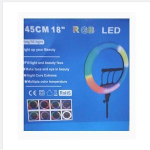 18Inches RGB Selfie Ring Light + Bag, Tripod Stand + Bag