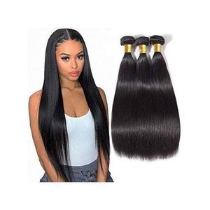Bone Straight Bundles 4 With Closure-1b