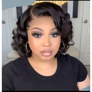 Bouncy Curl Genuine Hair T FRONTAL Wig