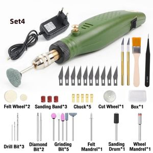 18V Electric Grinder Mini Drill Dremel Grinding Set DC Dremel