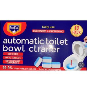 Toilet Decals Automatic Toilet Cleaner Degerm & Refresh 12-Packed