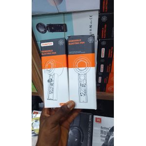 High Speed Mini Turbo Jet Cooler Led Display Transparent Rechargeable Portable Handheld Fan