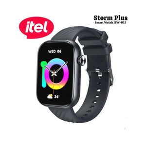 itel itel. Storm-Plus 2.01" HD Display IP68 Water-Proof Wireless HD Calls Smart-Watch ISW-015 Black