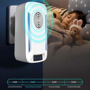 Upgraded Ultrasonic Pest Repeller -  Powerful Electronic Mouse Repellent Plug In Pest Control For Bugs, Mosquito, Roach, Ant, Rodent, Mouse,Rat, Spider, Cockroach, Ants - Ultrasonic Insect Killer Repellent