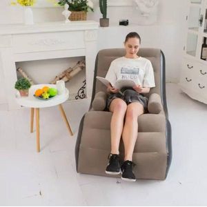 Folding Inflatable Sofa with Armrests Thickened 