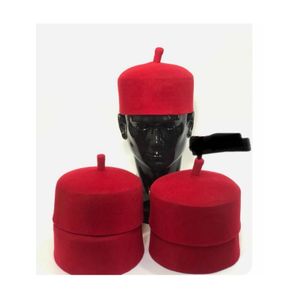1 PCS Red Chieftaincy Cap for Men  Igbo Traditional Hat Cultural Royal Cap  Wedding & Festival Red Chieftaincy Cap for Men Igbo Traditional Hat  Cultural Royal Cap  Wedding & Festival Accessories  African Chief Hat Accessories African Chief Hat