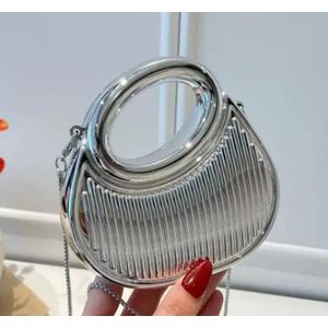 SMALL Acrylic 003 Handbag: Silver
