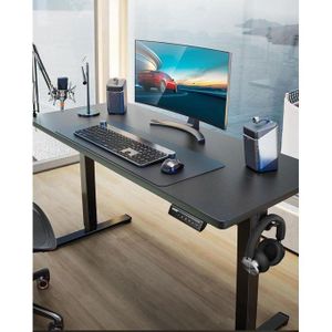 Modern Adjustable Height Electric Standing Desk(1.6mtr) Black