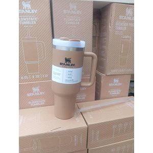 Stan Stanley Cup Quencher Flip Straw Stainless Steel - Mug Brown