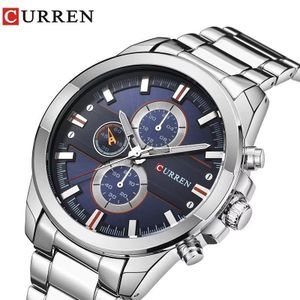 Curren Super Premium Men's Simple Chronograph Wristwatch for the Honorable Gentleman