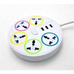 UNIQUE 5 Ways Electrical SOCKET Extention Box With 3 USB Port