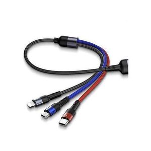 SHPLUS USB 3IN1 IPhone, Type C, Micro Android USB, Fast Charger Charging Cables