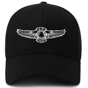 Pilot Wing Designer Baseball/Face Cap - Black