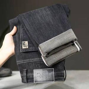 Mens Denim Jeans Trouser-Black