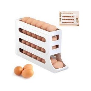 Automatic Refrigerator Egg Rolling Storage Rack