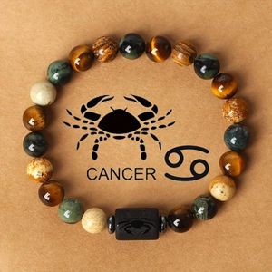 Twelve Zodiac Unisex Bracelet Jewelry - Cancer