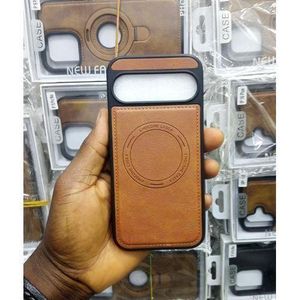 quality magnetic leather case for Google Pixel 9 pro XL