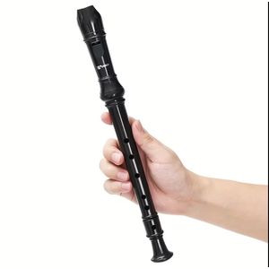 Flute Recorder - with Cleaning Kit, Thumb Rest, Cloth Bag, Fingering Chart. Student, Children, Music.