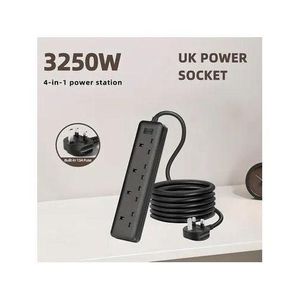 Power Extension Sockets 4 ways with USB port
