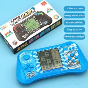 Joystick Block Game Console 999 in 1 Games Brick Game/Racing/Tank Battle Retro Game Console Pocket Console 70/80/90s Memories Developmental Toys Handheld Gaming Device Children's Gifts (Blue)