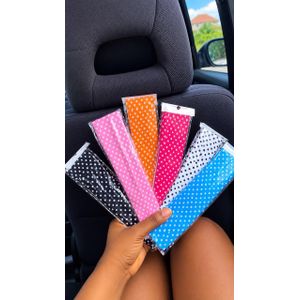 Polka Dot Stretchy Hair Bands – 6 Pieces