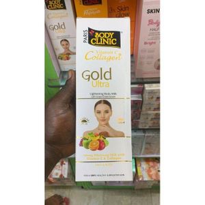 Paris Body Clinic Vitamin C & Collagen Gold Ultra Lightening Body Milk