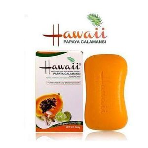 HAWAII HAWAI-I Hawaii-Papaya Calamansi For Soft And Brighter Skin Soap-1 Piece.