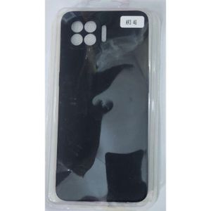 Oppo A93 Silicon Back Case -Black