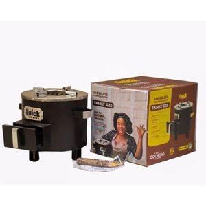 Quick lighte-r Charcoal Stove - family size + 6 Quick Lighte-r fire starter   