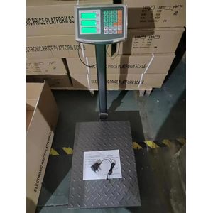 150kg Digital Platform Price Computing Scale: Stainless Steel Commercial Weight & Price Tally with Memory Functions for Retail & Warehouse