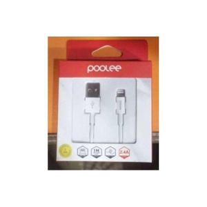 POOLEE IPhone 2.4A Fast Charging USB Lightning Data Cable