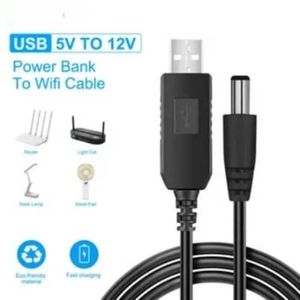 Wifi To Powerbank Cable Connector Dc 5v To 12v Usb Cable Boost Converter