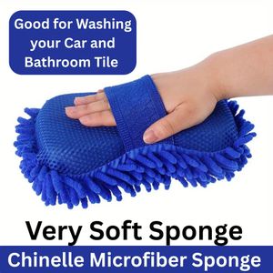 Chenille Microfiber High absorbent cleaning sponge suitable for Cars, motorcycle, Bathroom Tiles, Kitchen Tiles and Toilet Tiles