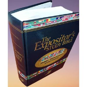 Holy Bible KJV The Expositor's Study Bible  With Concordance, Maps, Assorted Bible helps ,Bible Dictionary, Bible Encyclopedia, Bible Commentary By Jimmy Swaggart Ministries (HARDCOVER)-AWARD WINNING KJV STUDY BIBLE
