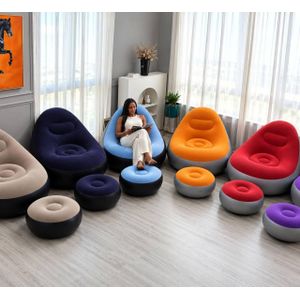 Modern Luxury Lounge Chair with Matching Ottoman