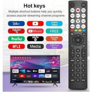 Hisense Universal Replacement Smart TV-Remote for Hisense-EN2Q36H VIDAA 4K HDTV FHD QLED LCD LED Smart TVs 