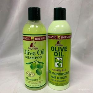Fashion Fair Roushun Organic Olive Oil Shampoo & Olive Oil Moisturizing Hair Lotion – Deep Moisture & Hair Repair 500ml