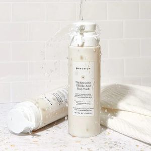 Naturium  The Smoother Glycolic Acid Exfoliating Body Wash. 