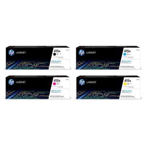 Hp 100% Genuine Original 415a Toner Catridge. All colours in one shipping(black,cyan,yellow,magenta).