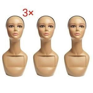 Mannequin Display Dummy Head 3pcs