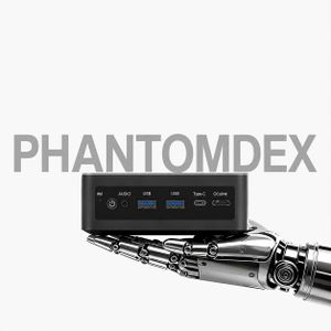 LENCEAL TECHNOLOGIES PhantomDex 1.0- Compact AI workstation, AMD Ryzen™ AI 9 HX370 processor, Supports Triple 8K display, USB 4, Oculink, Wi-Fi 6e, Host 150B AI models locally ,