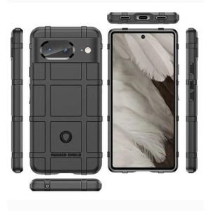 Rugged Shield Back Case For Pixel 8 - Black