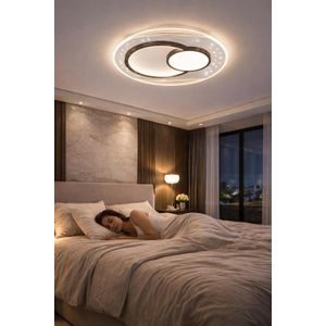 Lighting Modern Luxury 3 colour display led ceiling led chandelier light 