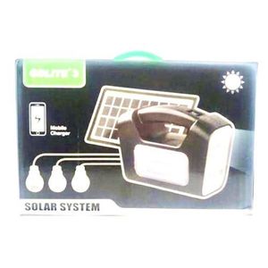 Rechargeable Solar Energy Generator & Lighting  System Kit