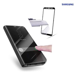 Samsung Galaxy J6 2018 Flip Smart View Case+ Screen Guard