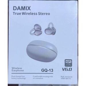 Damix GQ-13 True Wireless Earbuds V6.0 – HiFi Sound Bluetooth Earphones With Charging Case